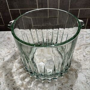 VINTAGE~CLEAR GLASS~CHAMPAGNE WINE CHILLER~ICE BUCKET~FORTECRISA MEXICO~NICE~G13